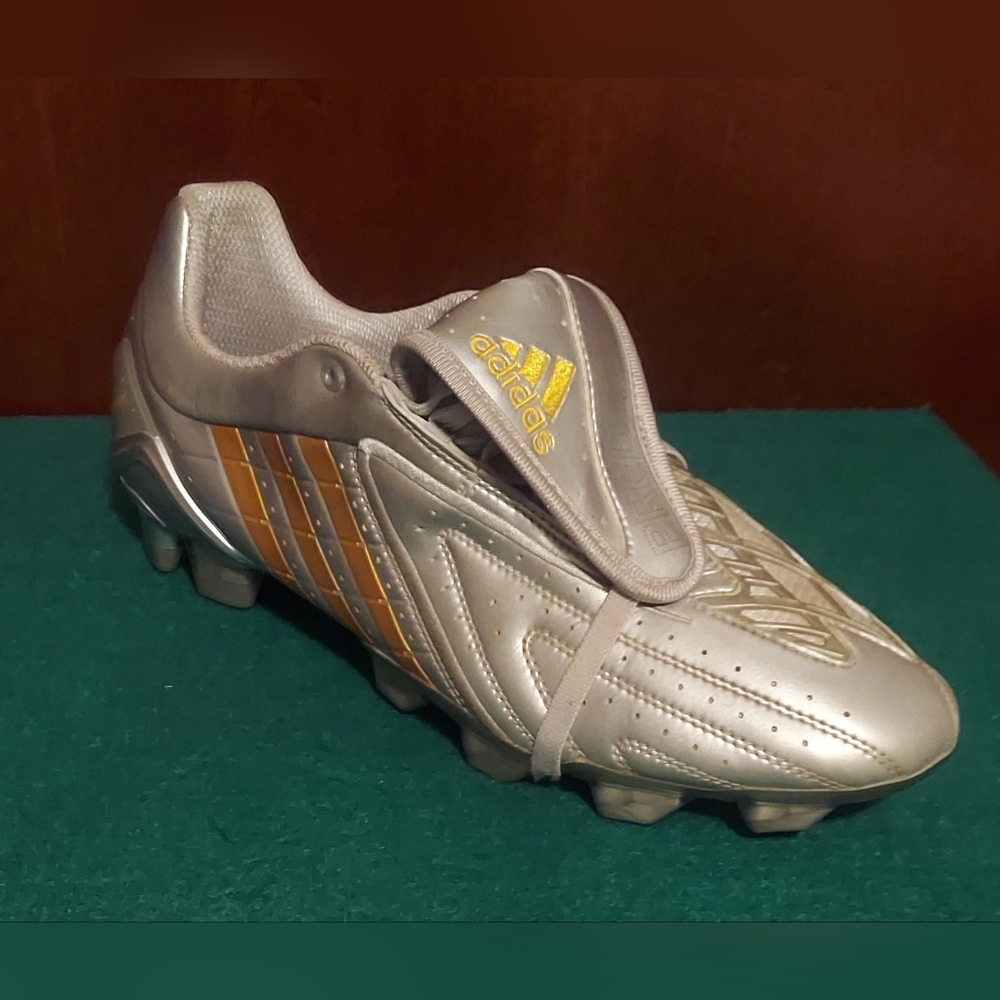 ADIDAS PREDATOR CLIMACOOL MEN'S SILVER SYNTHETIC ATHLETIC SOCCER SHOES SIZE 13 - Picture 3 of 15